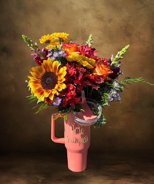 Autumn Tumbling Blooms