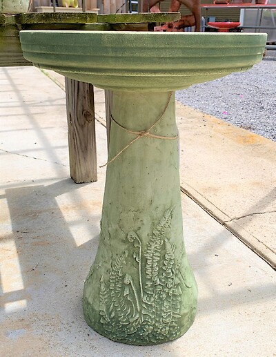 Birdbath by Burley Clay